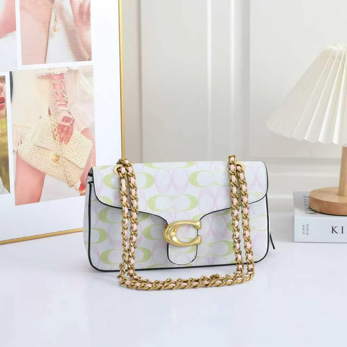 Signature Monogram Shoulder Bag