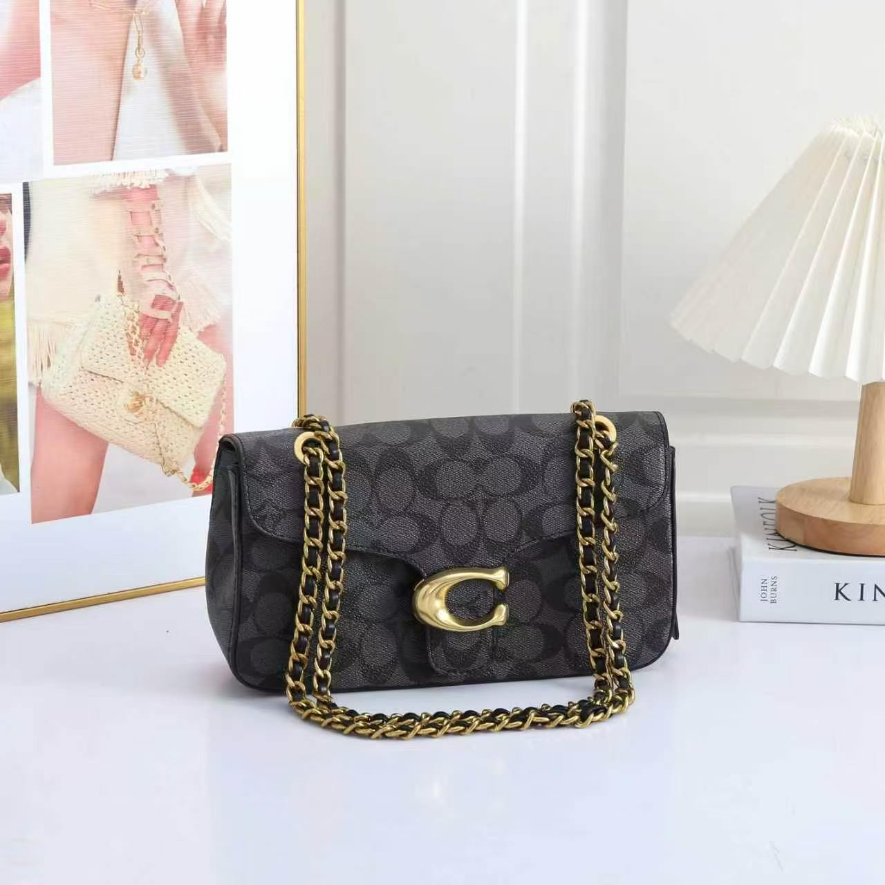 Signature Monogram Shoulder Bag