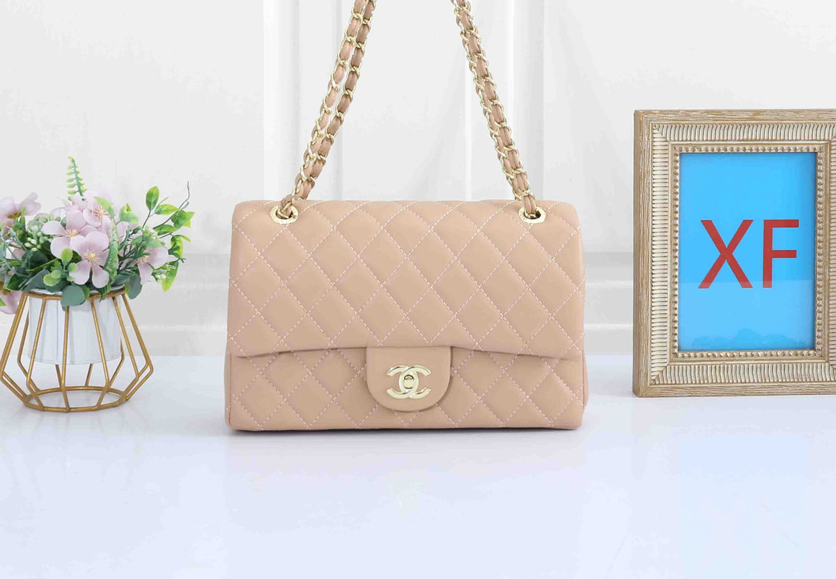 Classic Leather Flap Shoulder Bag