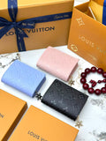 Embossed Zip-Around Small Wallet