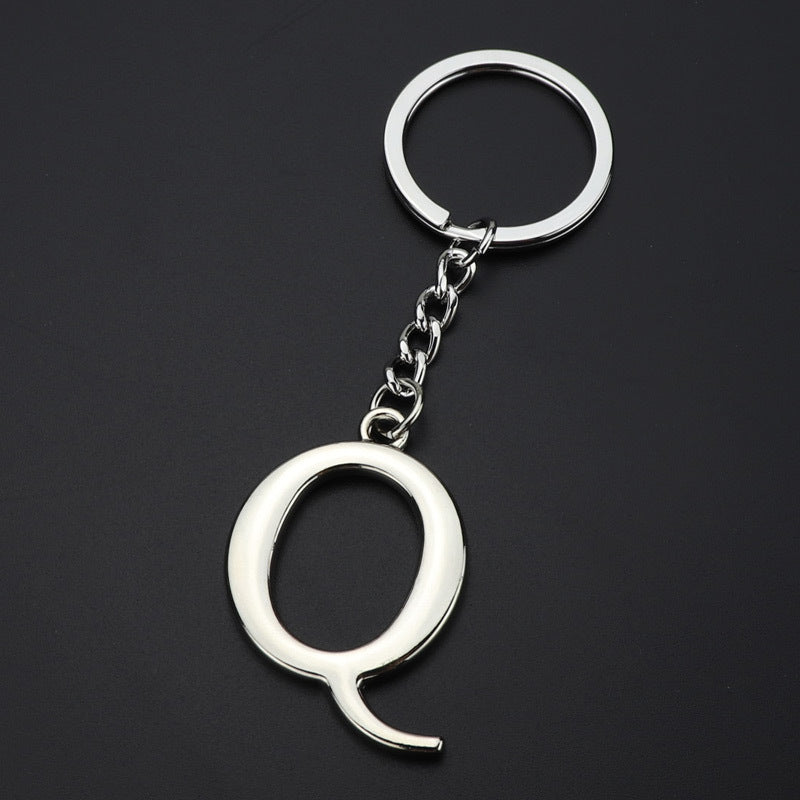 English Alphabet Keychain Keychain Personal Name Letter Pendant