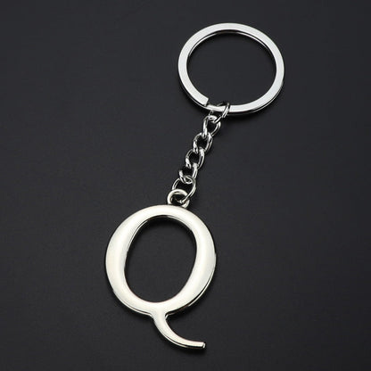 English Alphabet Keychain Keychain Personal Name Letter Pendant