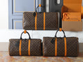 Premium Monogram Weekender Travel Duffel Bag