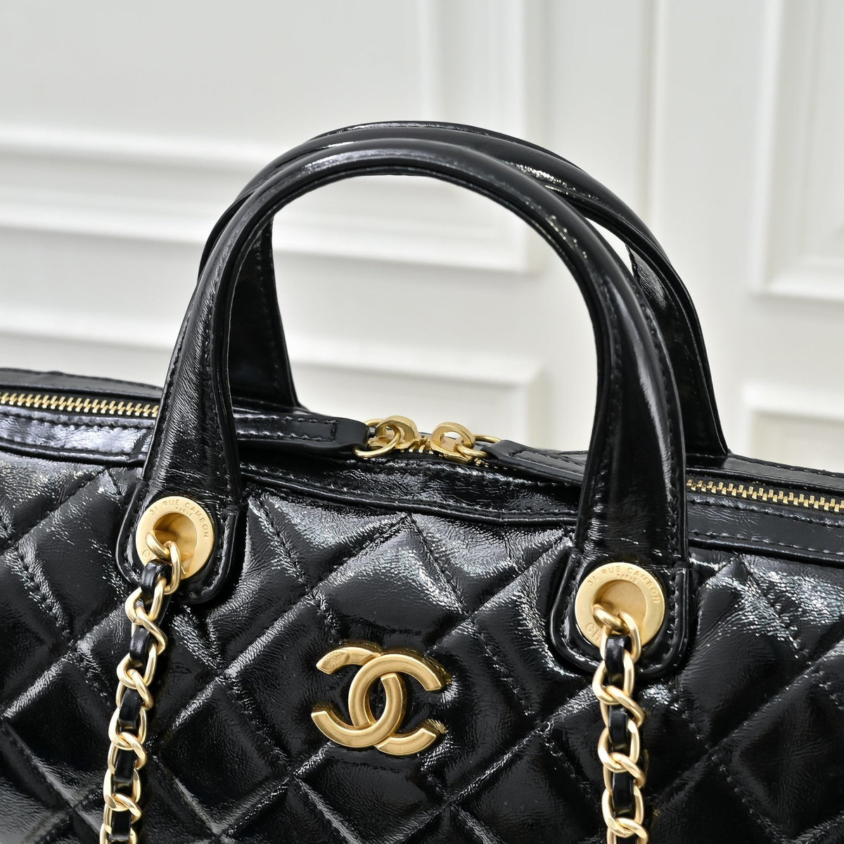 CC Bowling Bag Black & Gold