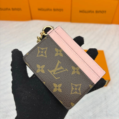 Charms Card Holder Monogram Canvas