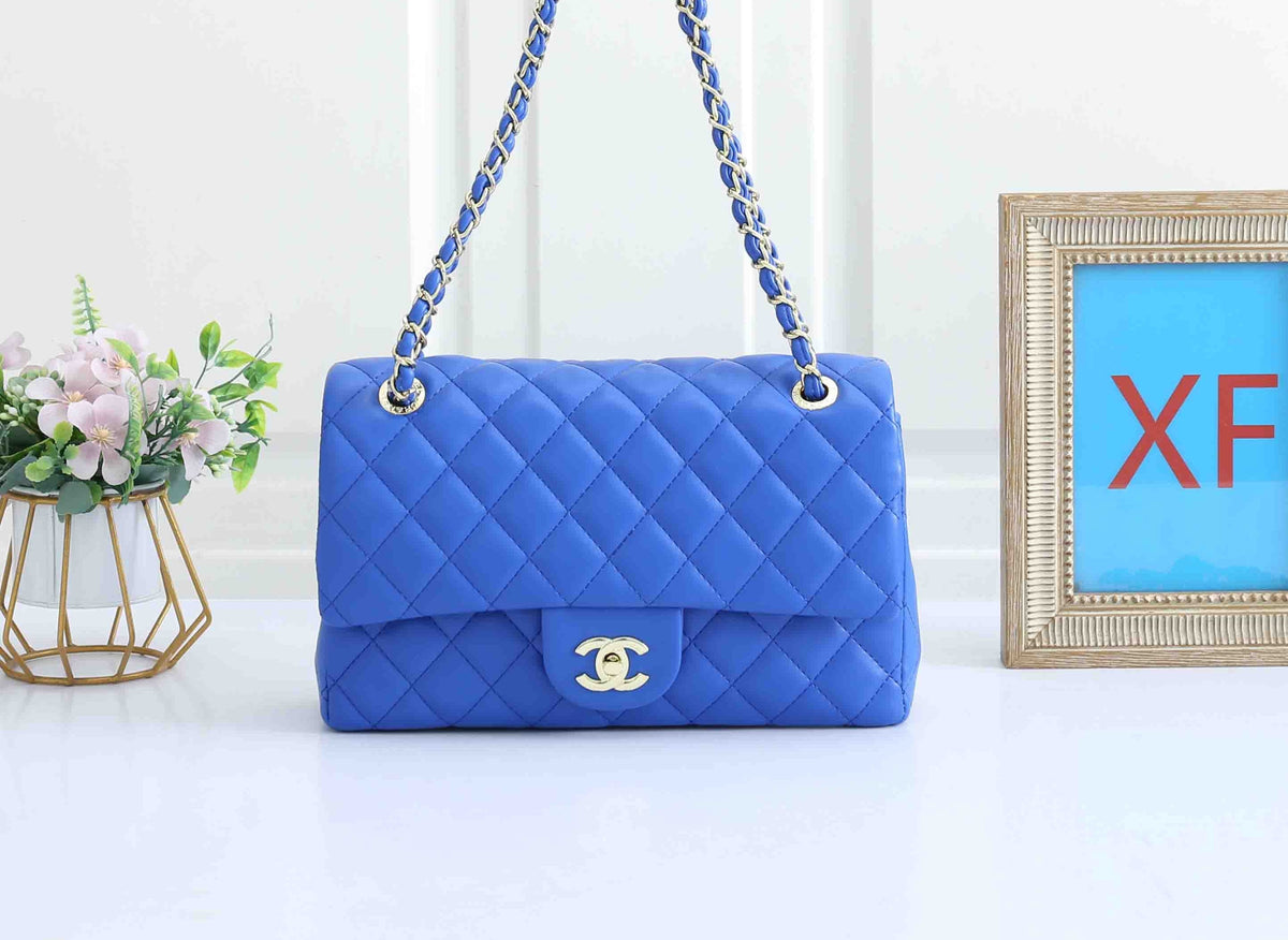 Classic Leather Flap Shoulder Bag
