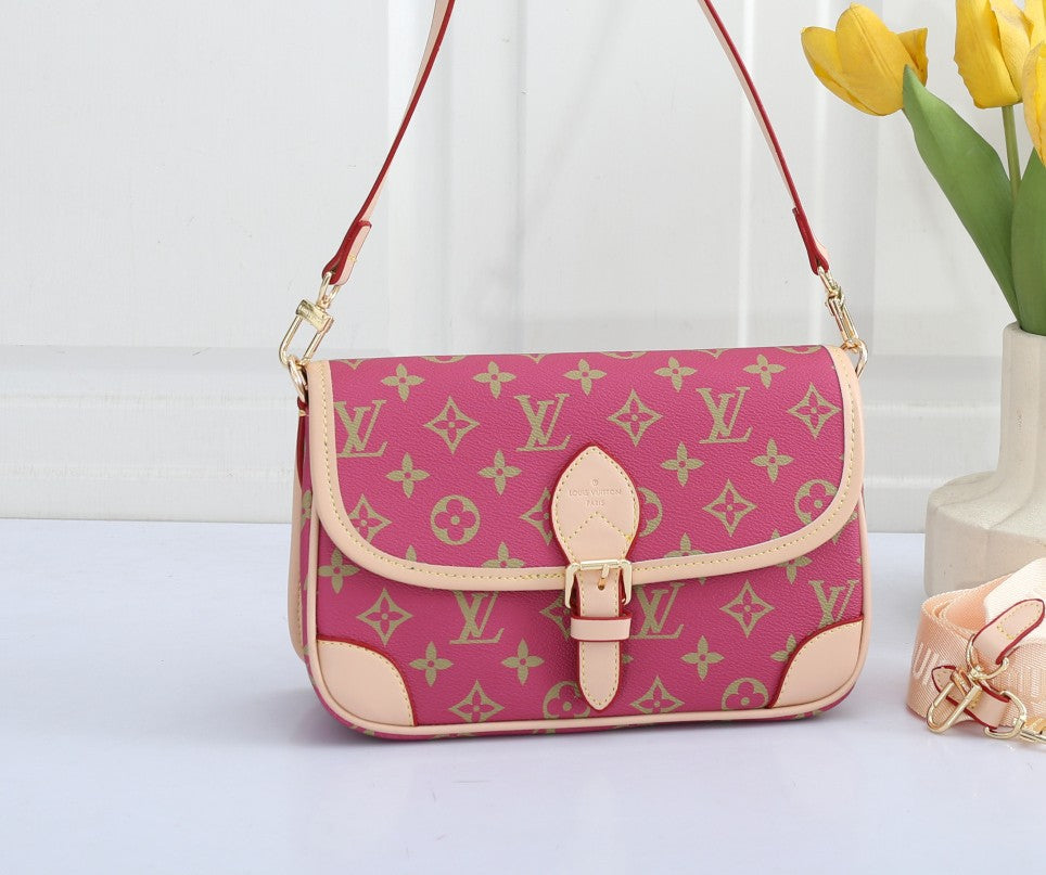 Diane Monogram Canvas Handbag