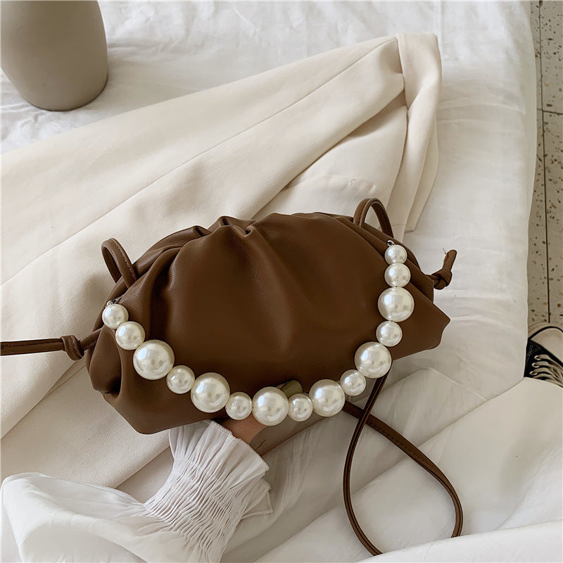 Pearl Chain Dumpling Women Bag