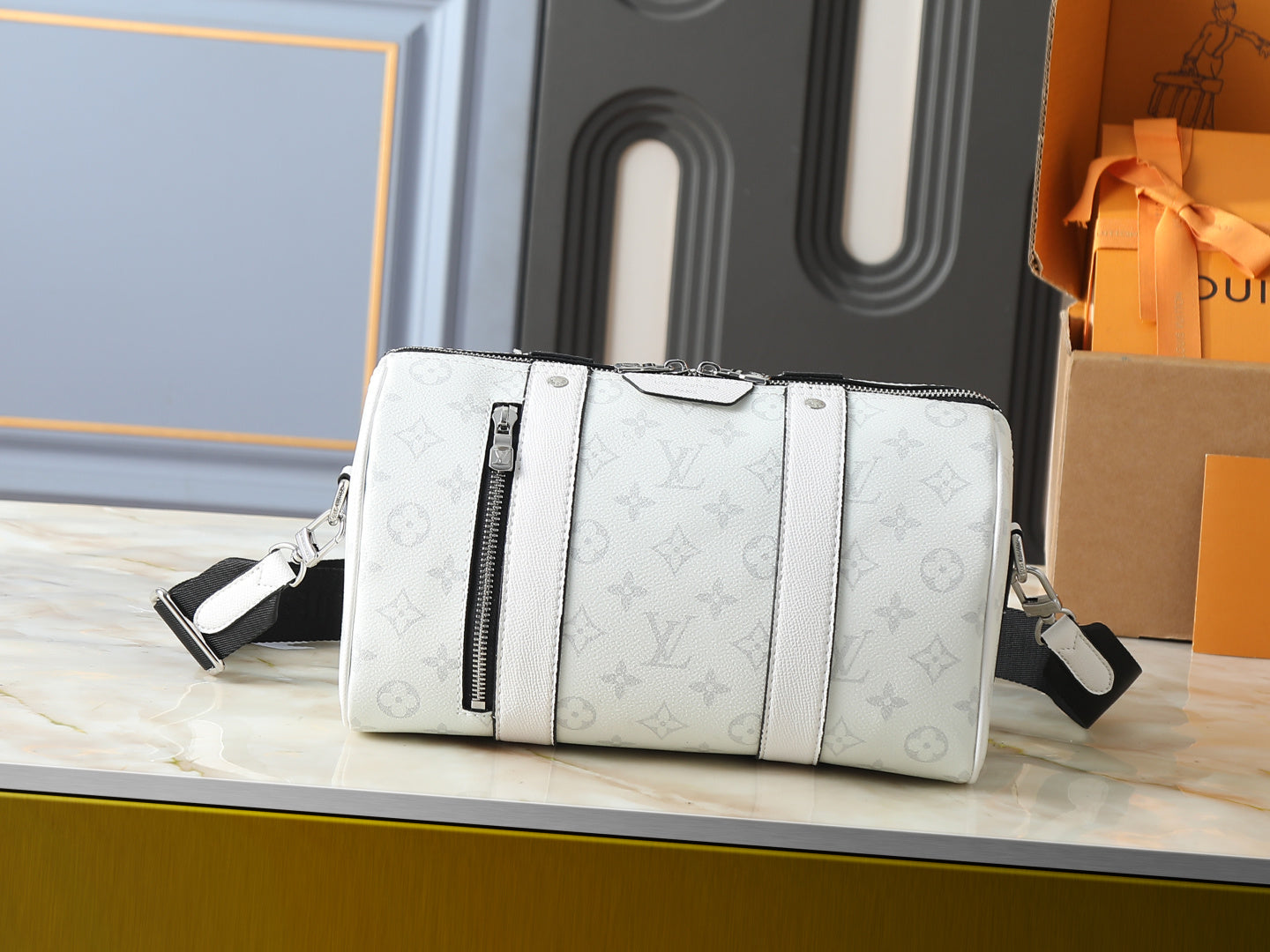 Monogram Barrel Crossbody Bag