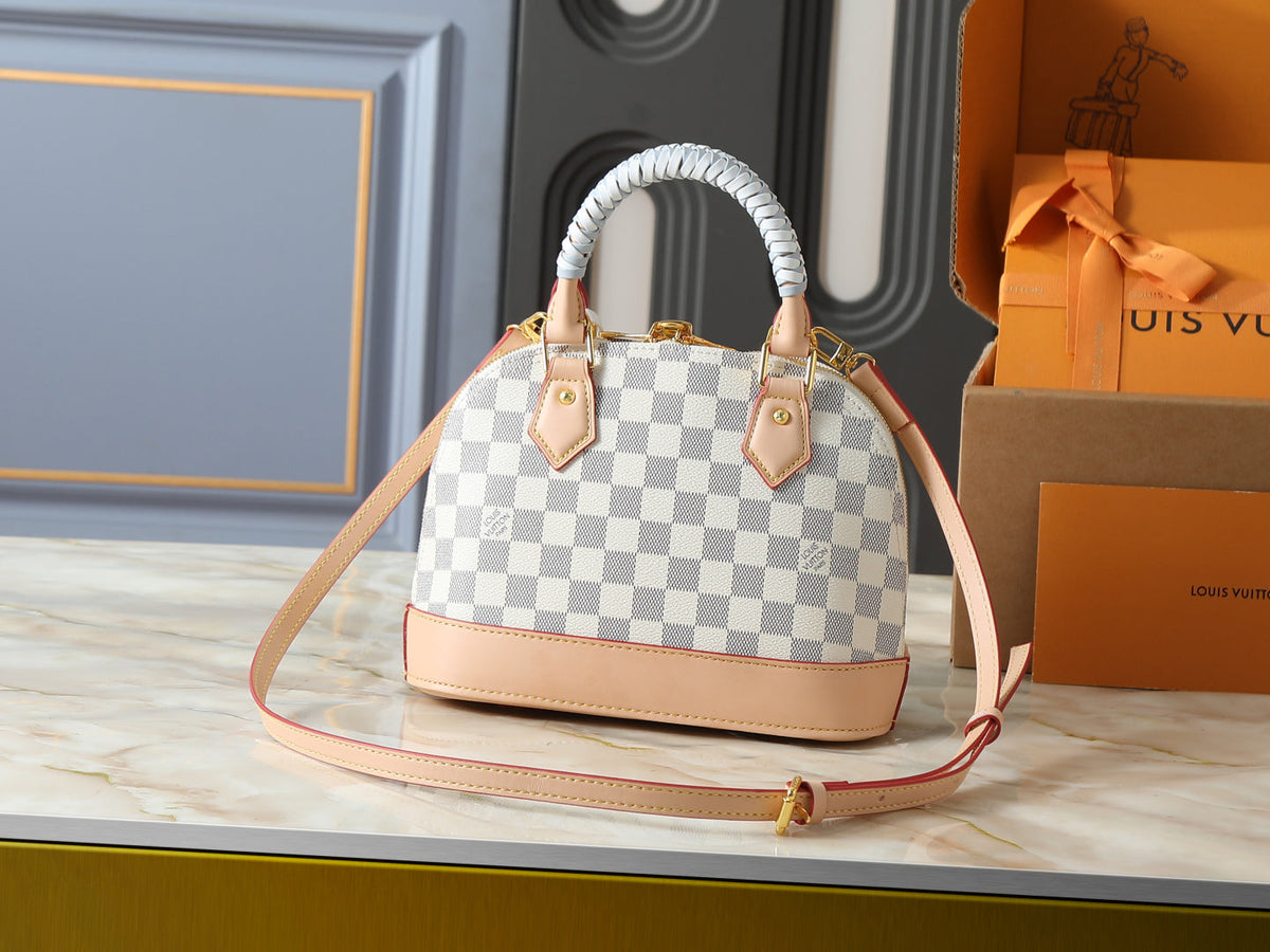 BB-Inspired Handbag with Wrapped Handle