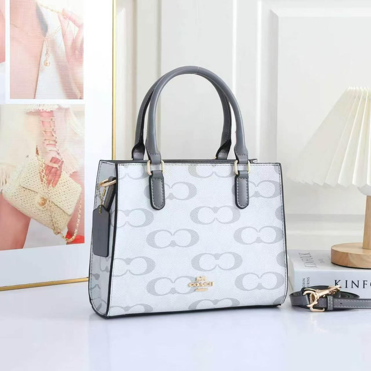 C Monogram Pattern Handbag