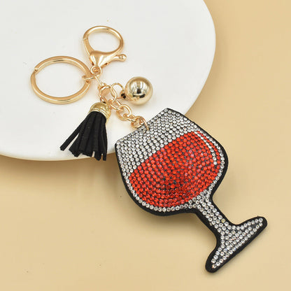 Girls' Keychain Rhinestone Bag Pendant