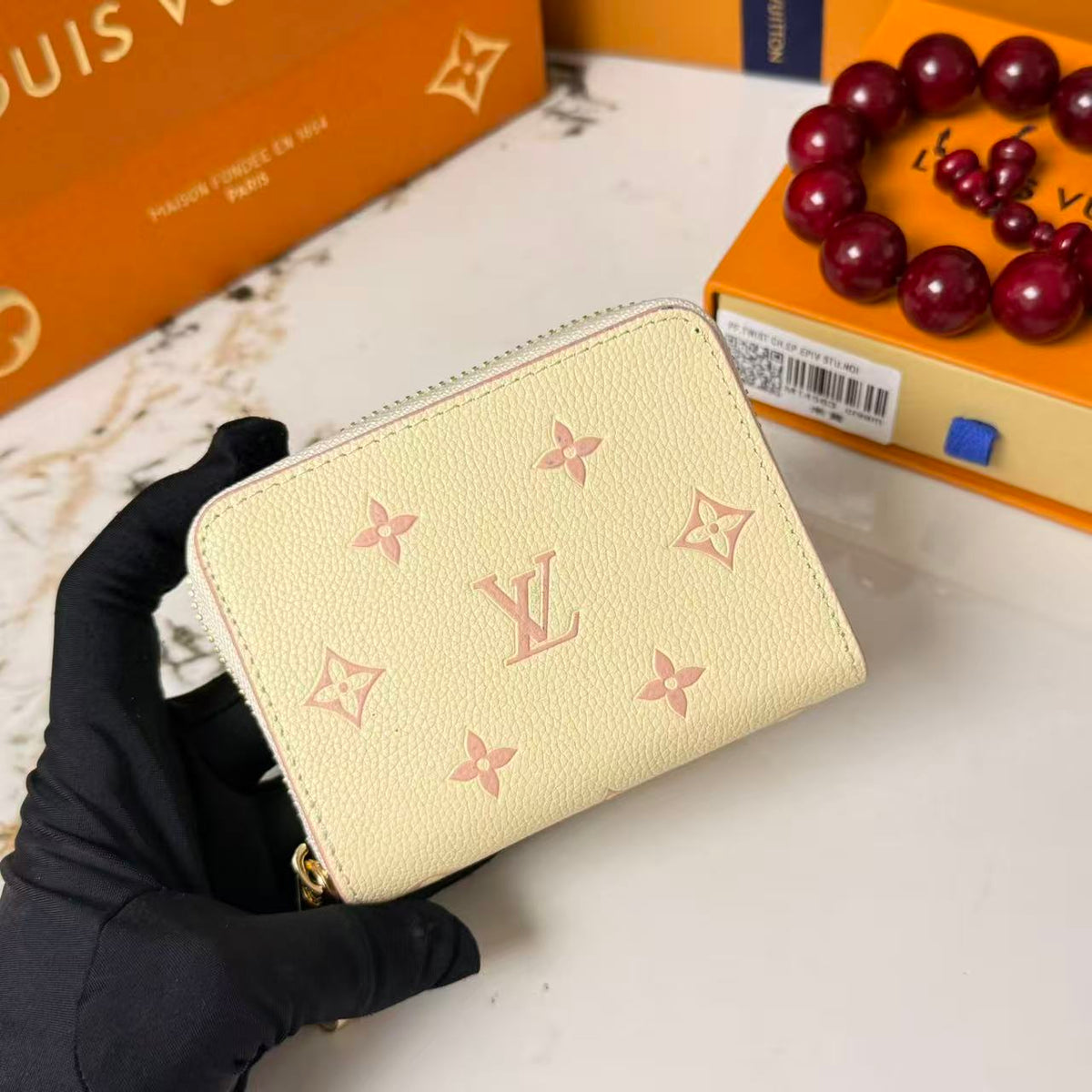 Cléa Wallet Monogram Empreinte Leather