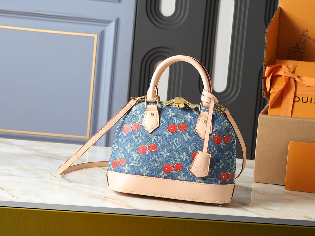 Shell Shape Denim Handbag