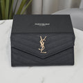 Cassandre Metalasse Large Flap Wallet Gold-Tone Hardware