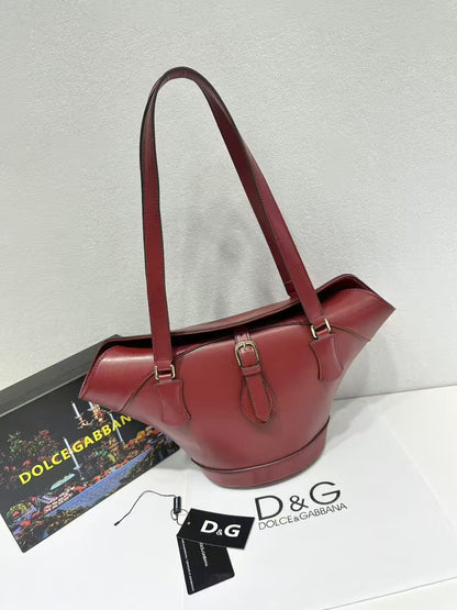 Capri Coffa Leather Tote Bag