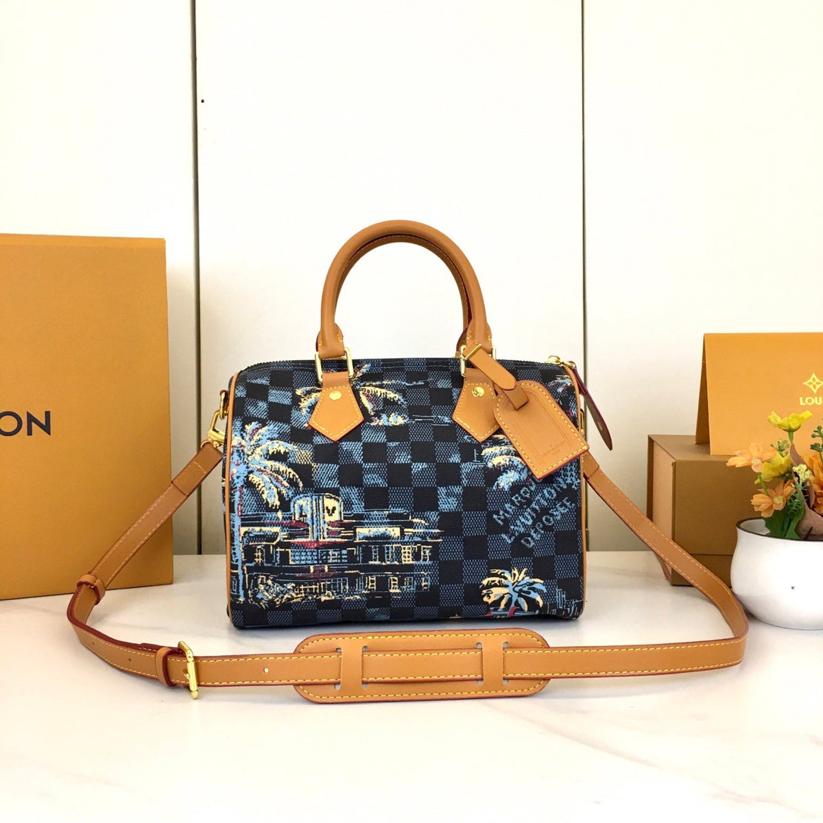 Speedy 25 Bandoulière Damier Bag