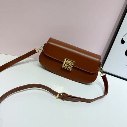 MD Flap Bag Gold Tone Hardware