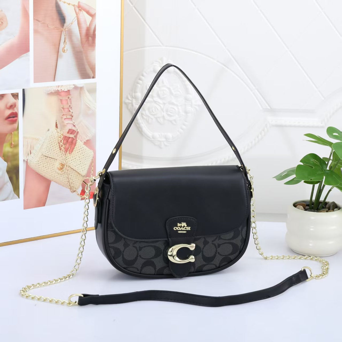 Saddle Crossbody Bag