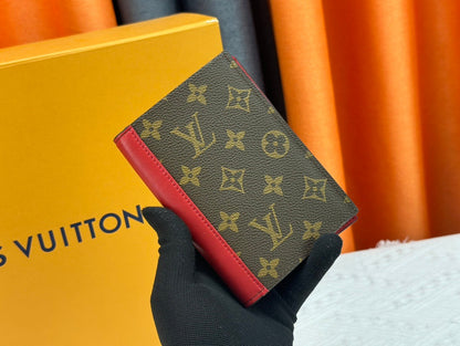 Monogram Passport Cover Colored