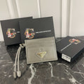Card Holder With Triangle Logo