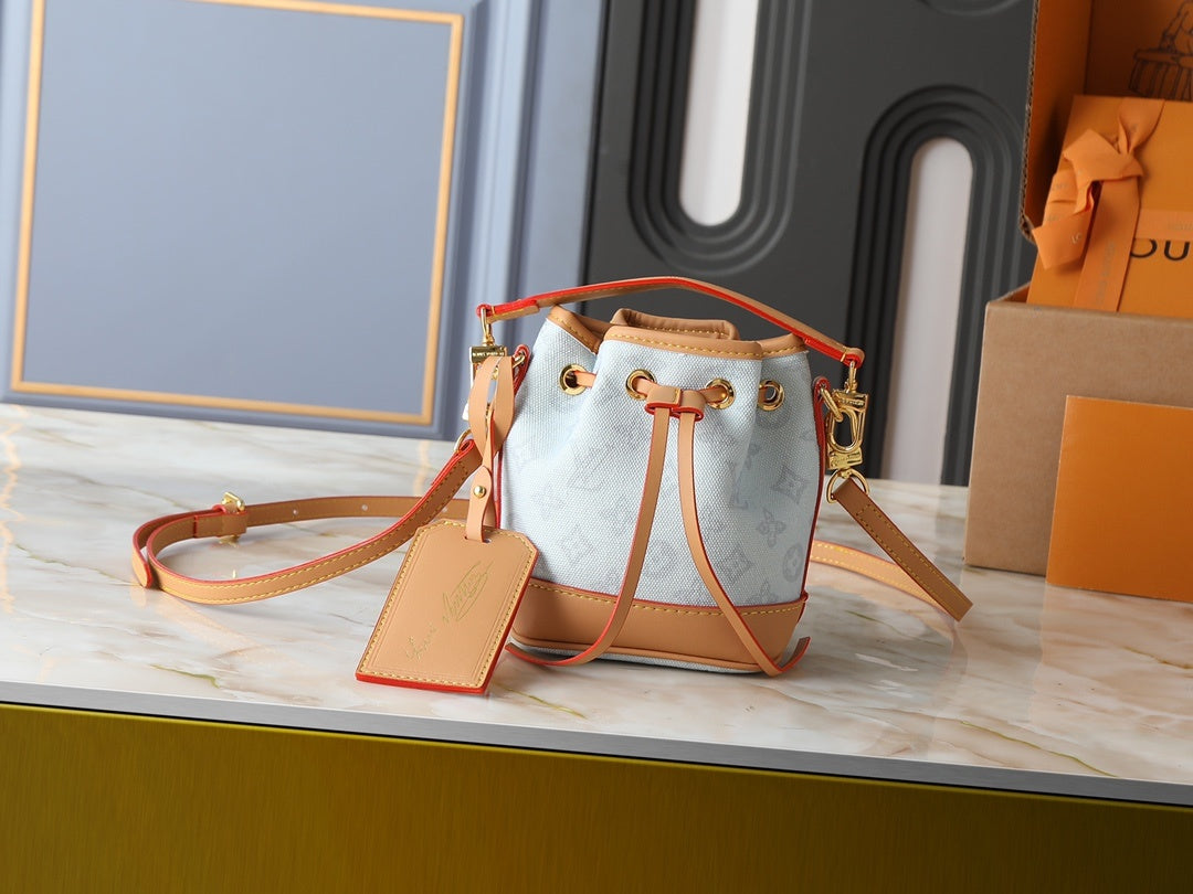 Nano Noe Monogram Handbag
