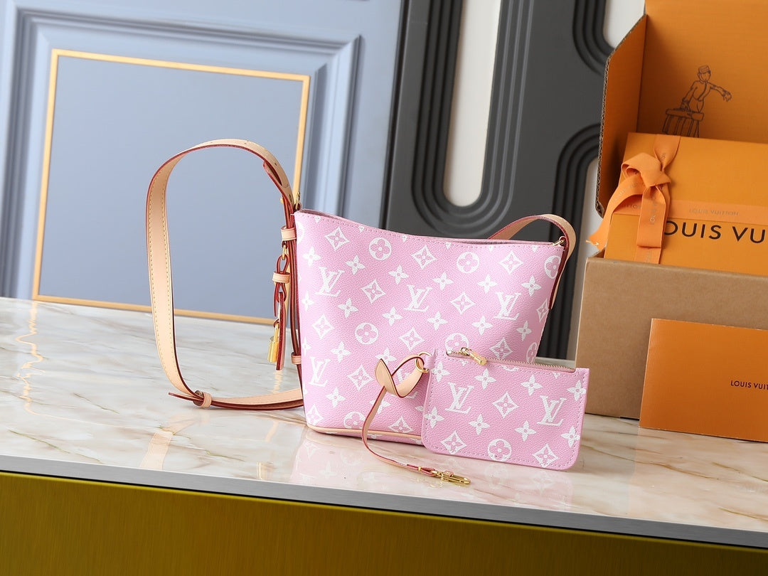 All In Bucket Monogram Bag & Pouch