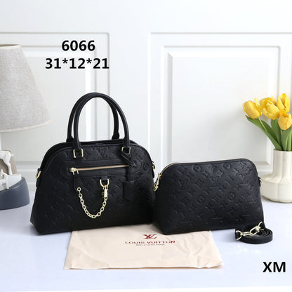 Classic Top Handle Satchel Bag with Chain Accent