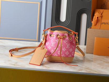 Nano Noe Monogram Handbag