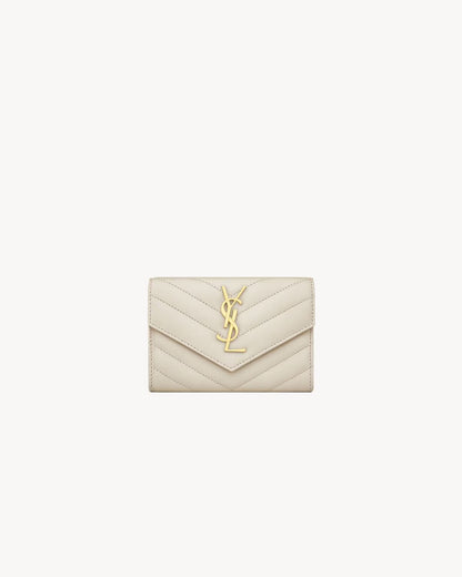 CASSANDRE FRAGMENTS FLAP CARD CASE IN LAMBSKIN