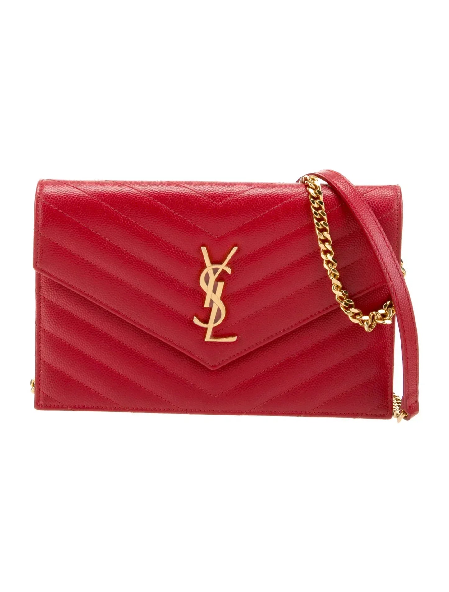 Cassandre Envelope Mini Matelasse Leather Shoulder Bag