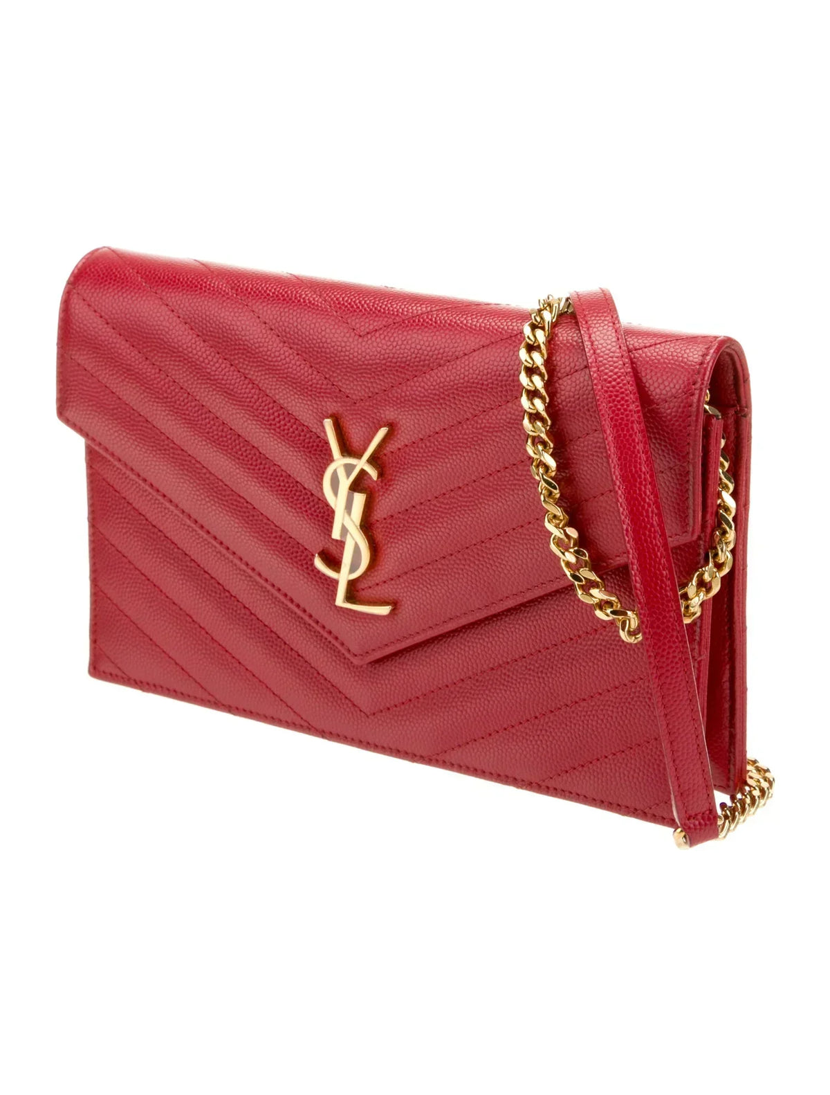 Cassandre Envelope Mini Matelasse Leather Shoulder Bag