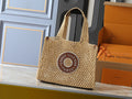 OnTheGo Raffia Tote Bag