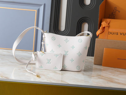 All In Bicolor Monogram Handbag & Pouch