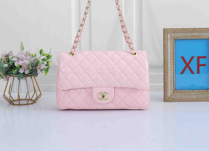 Classic Leather Flap Shoulder Bag