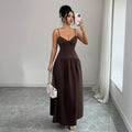 Women's Elegant Vintage-style Slip Dress