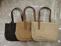 Premium Woven Crochet Tote Bag