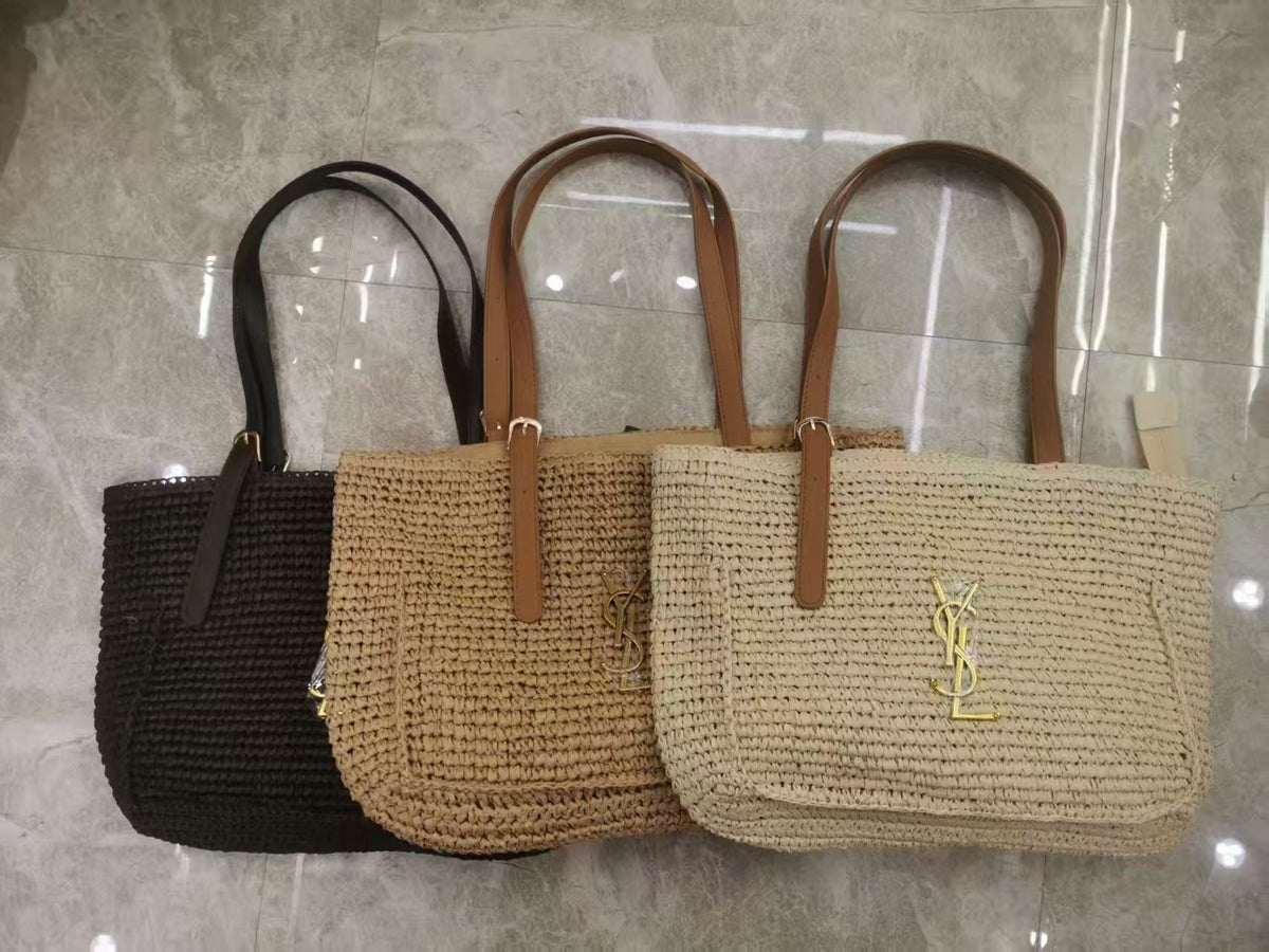 Premium Woven Crochet Tote Bag