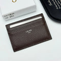 Logo Leather Card Case