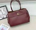 Gold Tone Large Shopping Bag