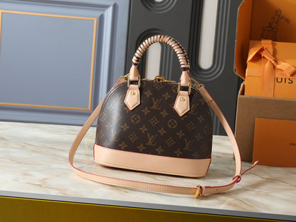 BB-Inspired Handbag with Wrapped Handle