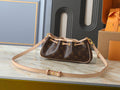 Leather LV Handbag Gold-Tone Hardware
