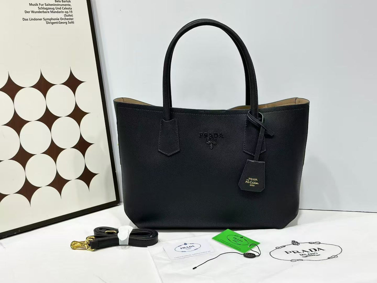 Large Capacity Saffiano Leather Tote Bag