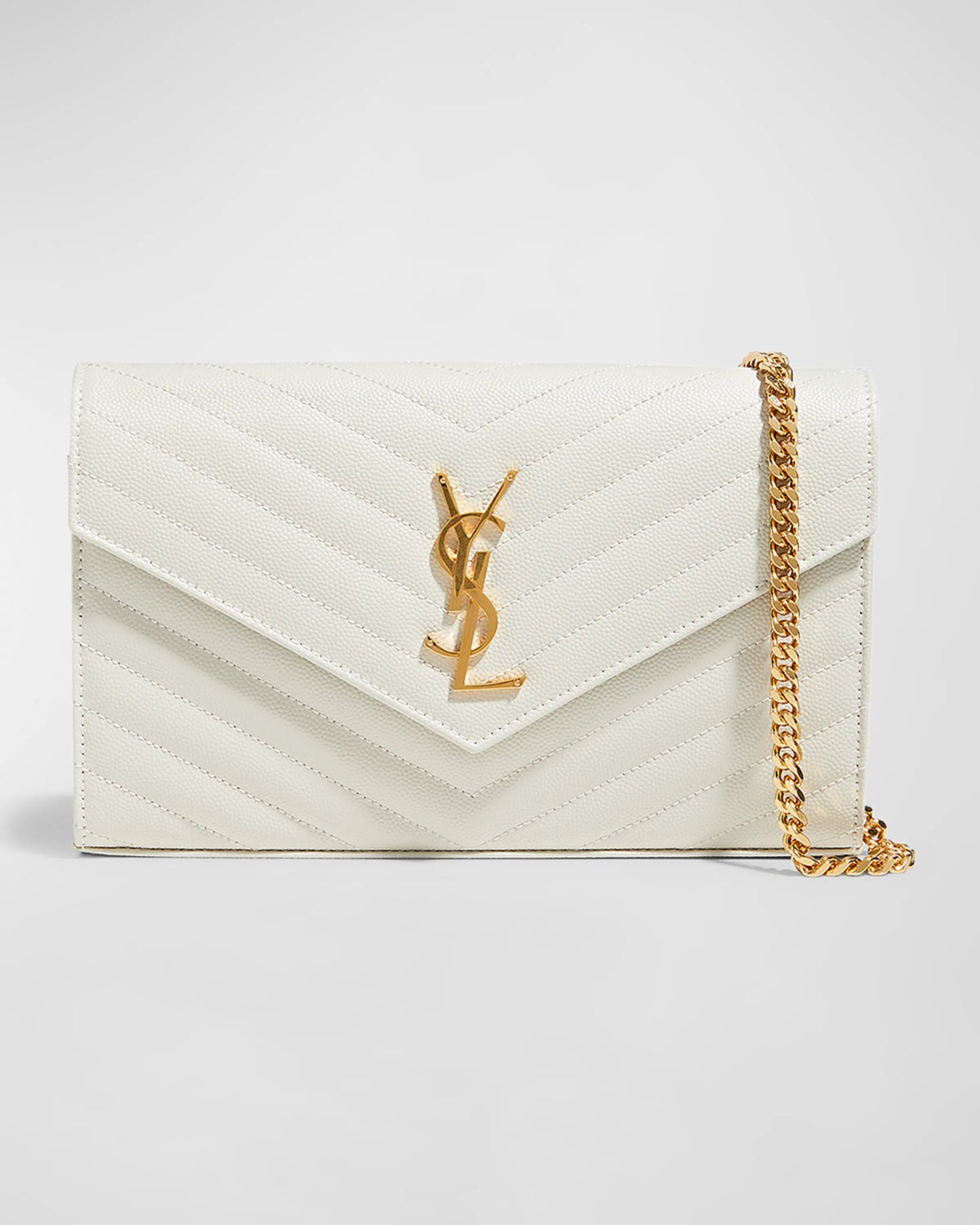 Cassandre Envelope Mini Matelasse Leather Shoulder Bag