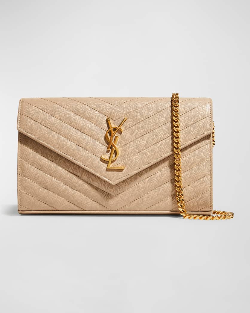 Cassandre Envelope Mini Matelasse Leather Shoulder Bag