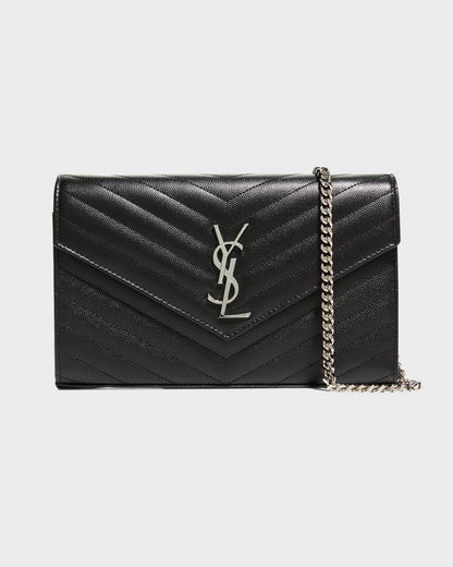 Cassandre Envelope Mini Matelasse Leather Shoulder Bag
